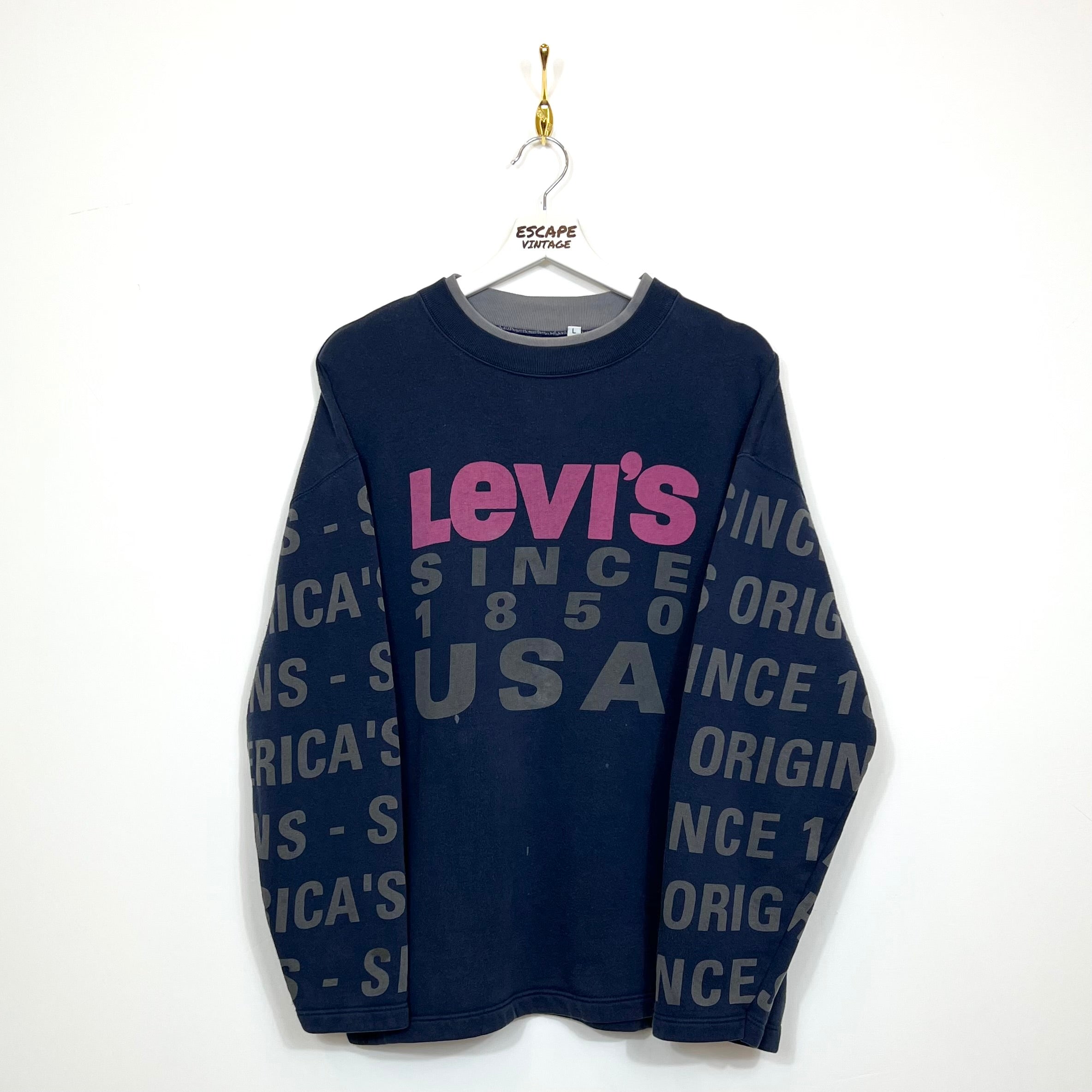 90s Felpa Levis Vintage [L]