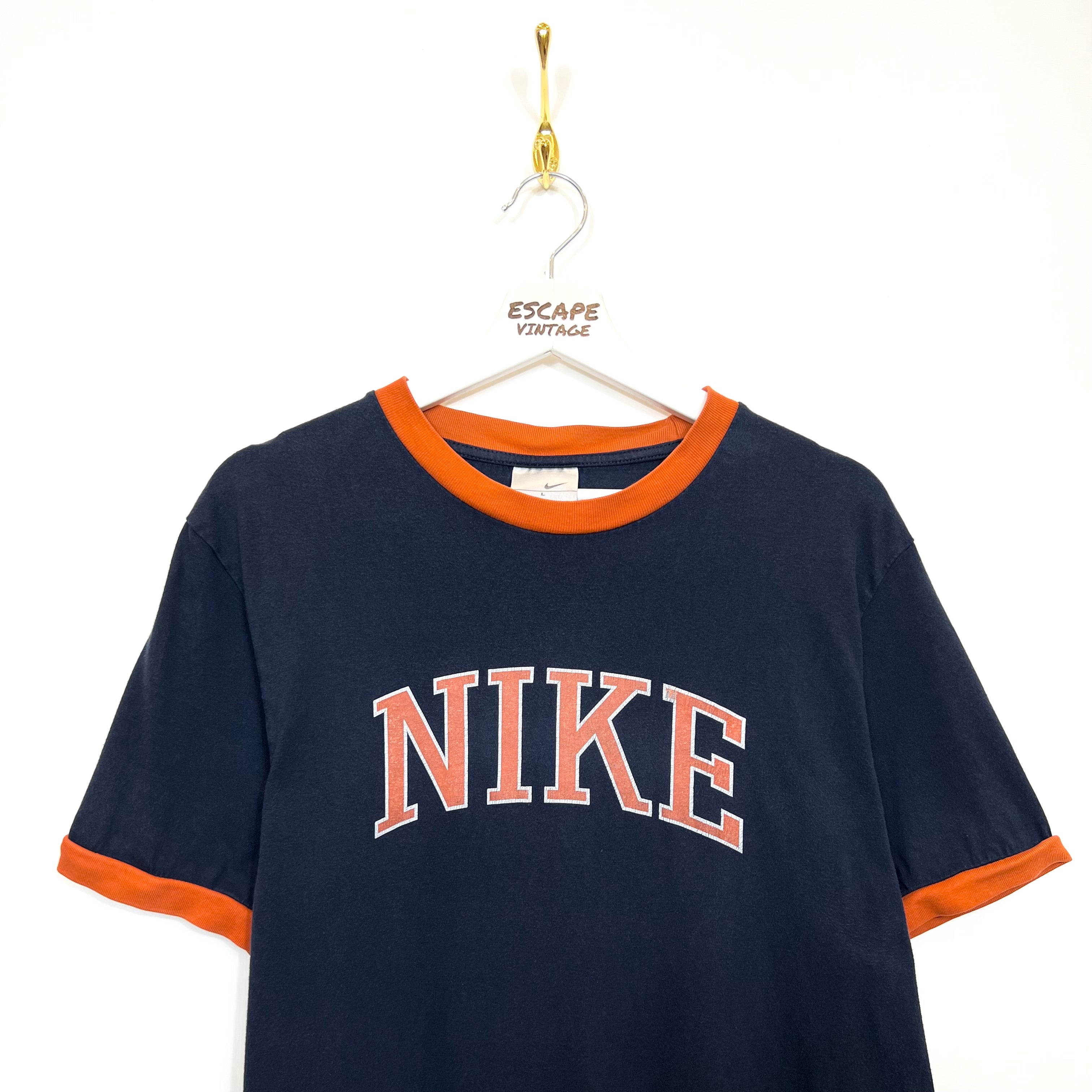 00s T-Shirt Nike Spellout Vintage [L]