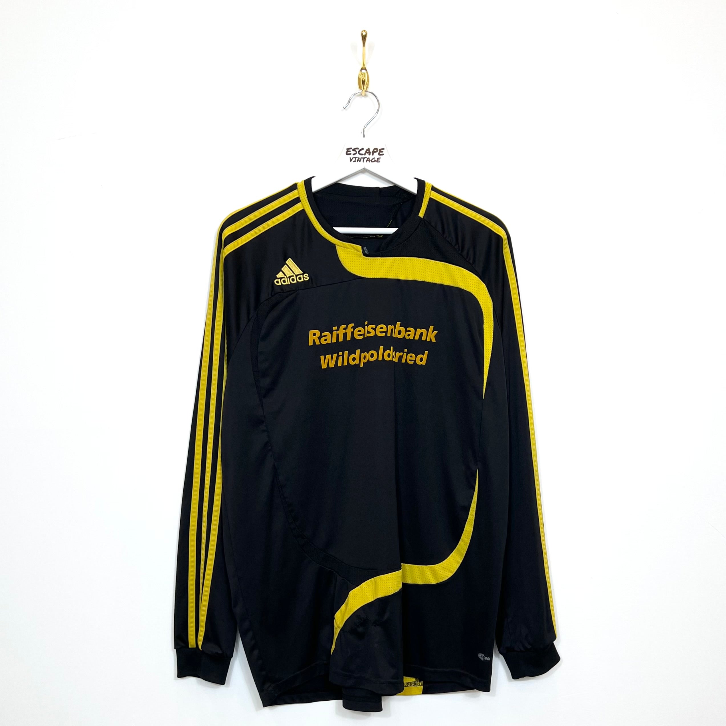 00s T-Shirt Adidas Maniche Lunghe Vintage [L]