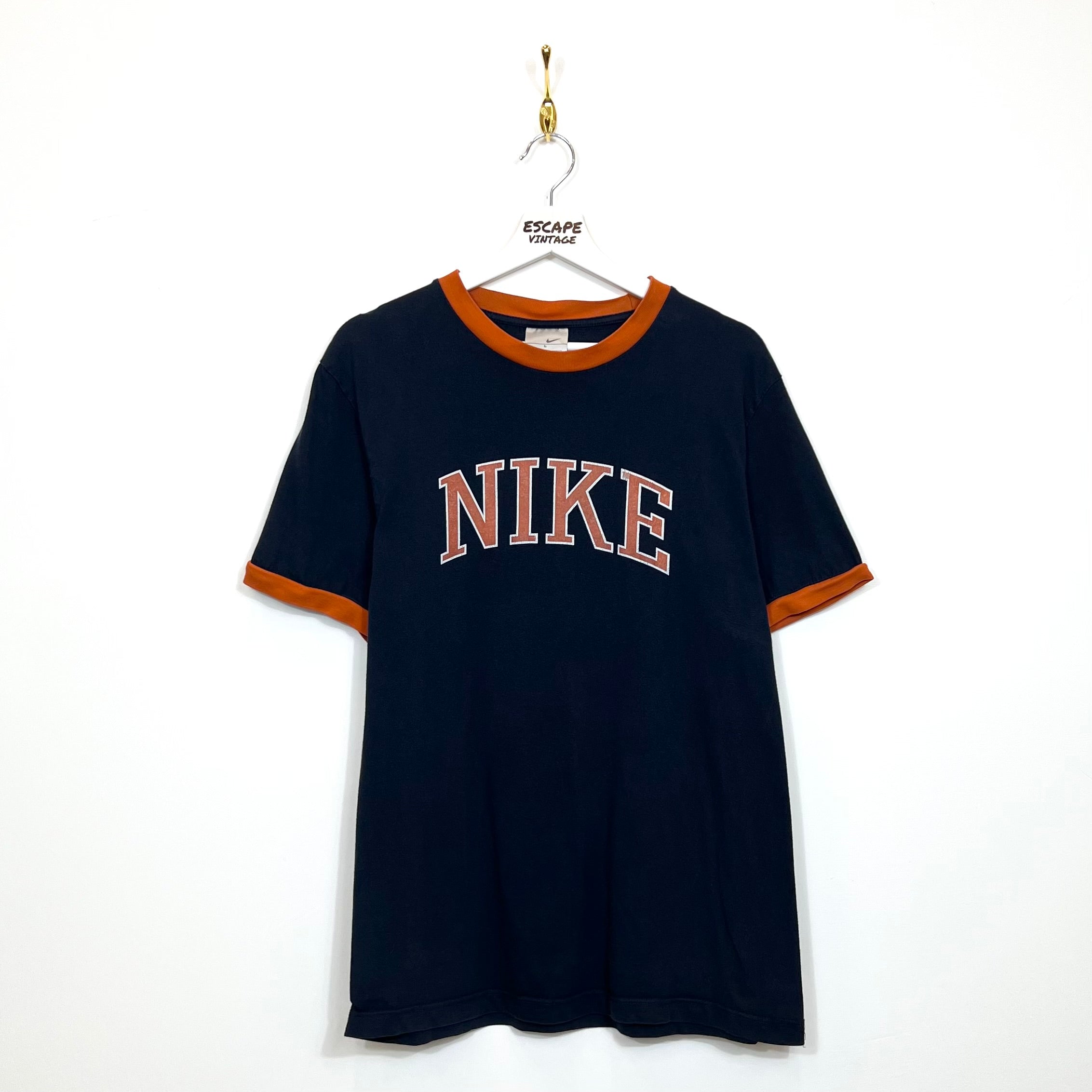 00s T-Shirt Nike Spellout Vintage [L]