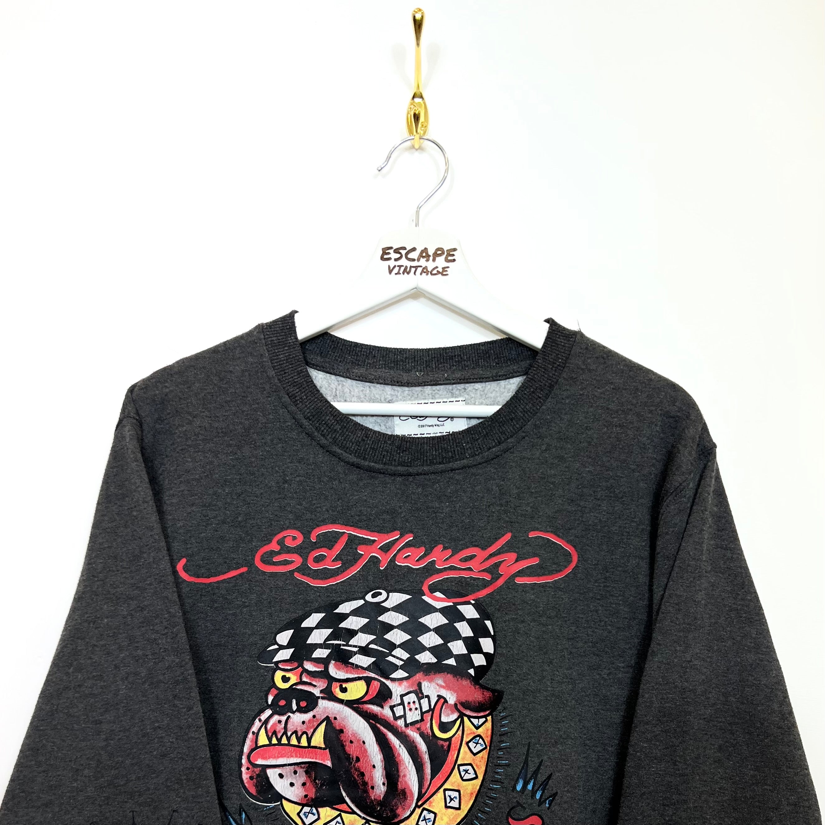 [RARA] 00s Felpa EdHardy Vintage [L]