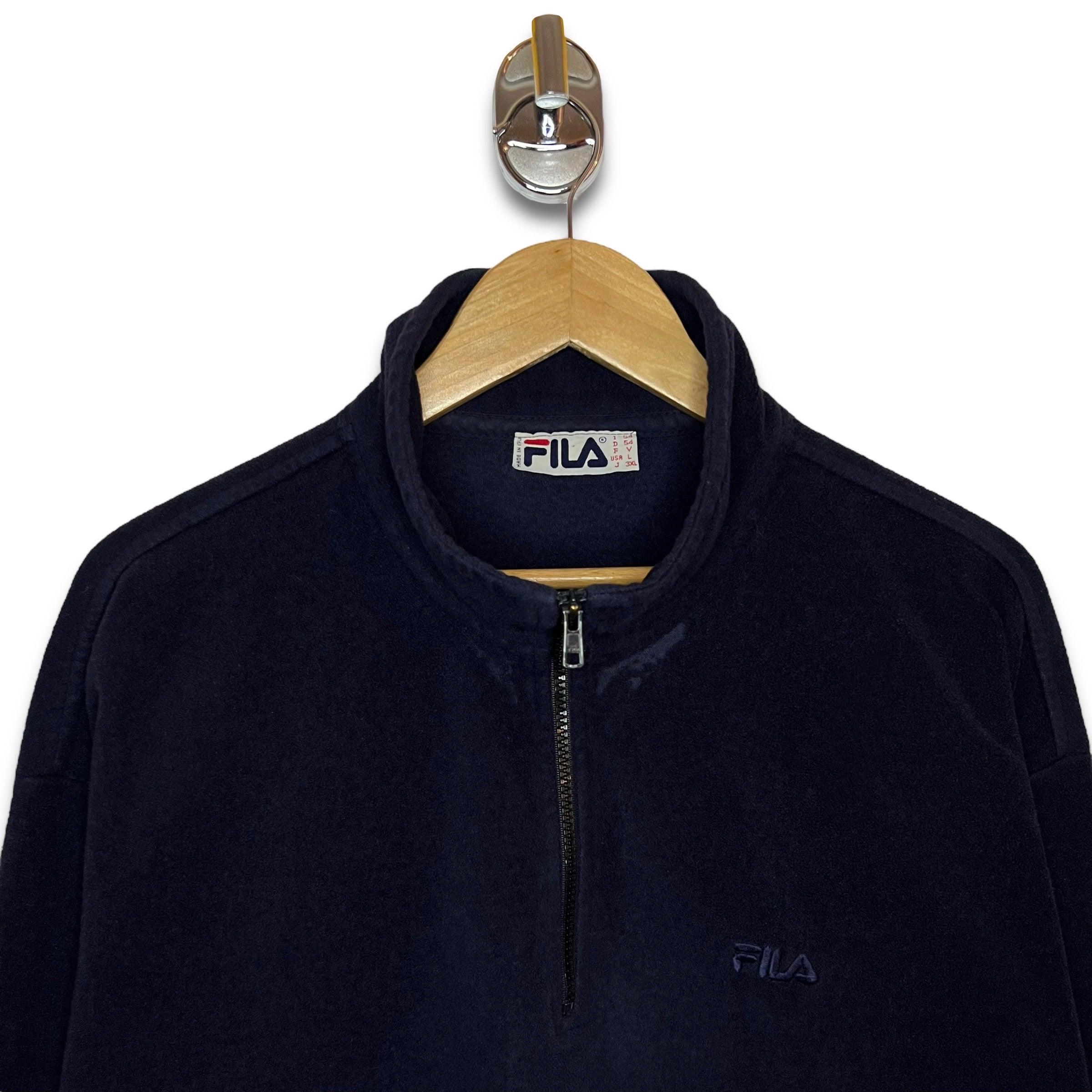 90s Felpa Fila in Pile Vintage [XL]