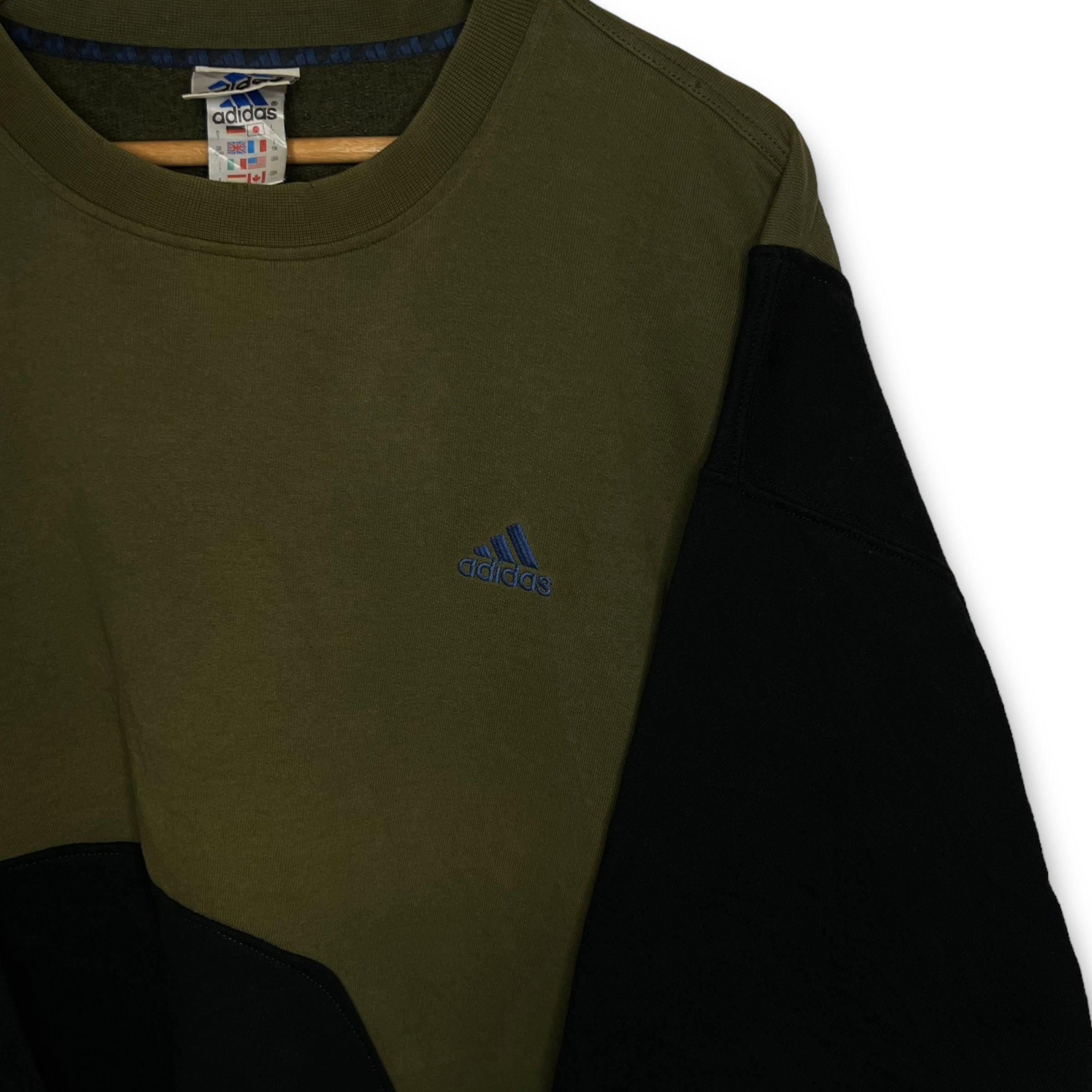 90s Felpa Adidas Rework Vintage [XL]