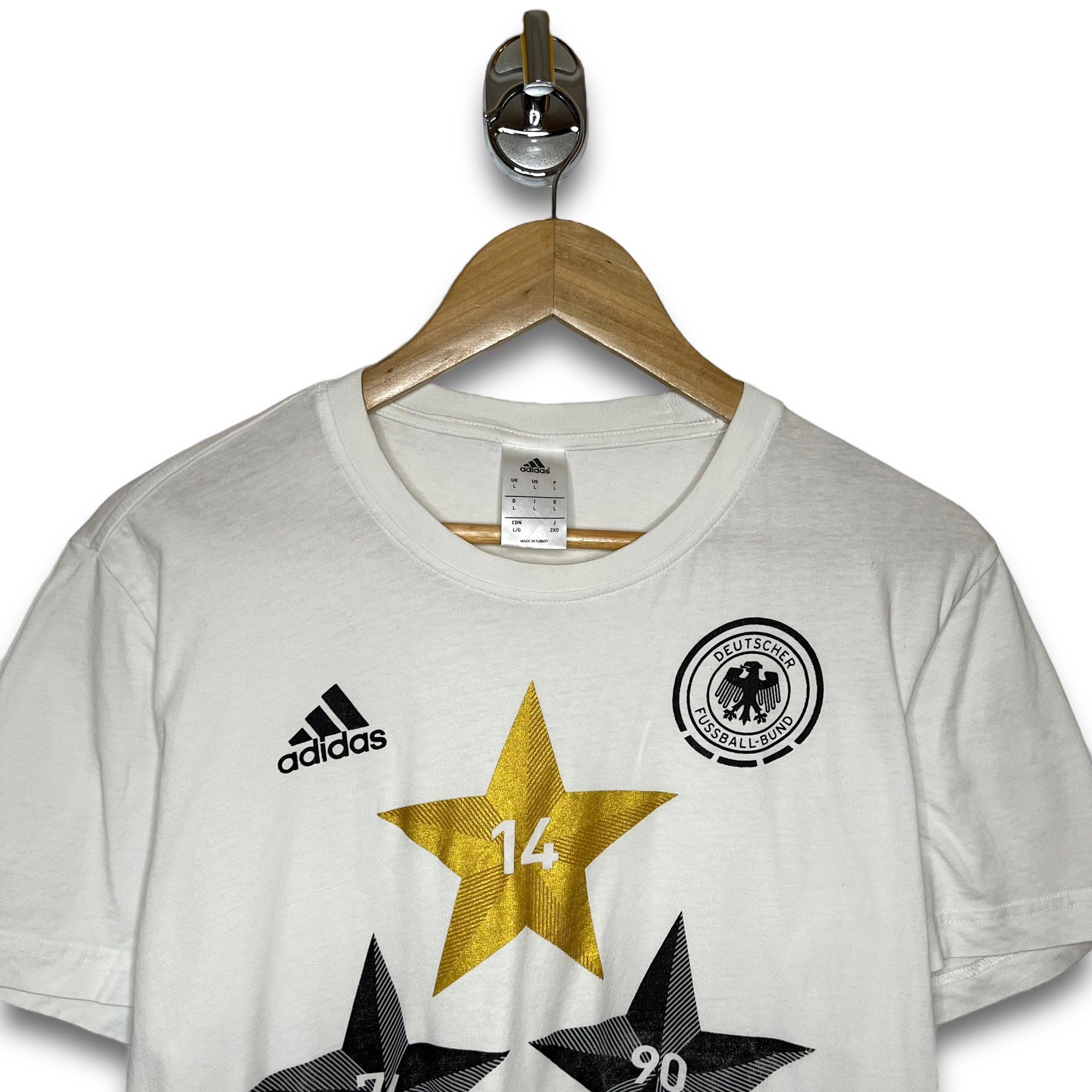 90s T-Shirt Adidas World Cup Vintage [L]