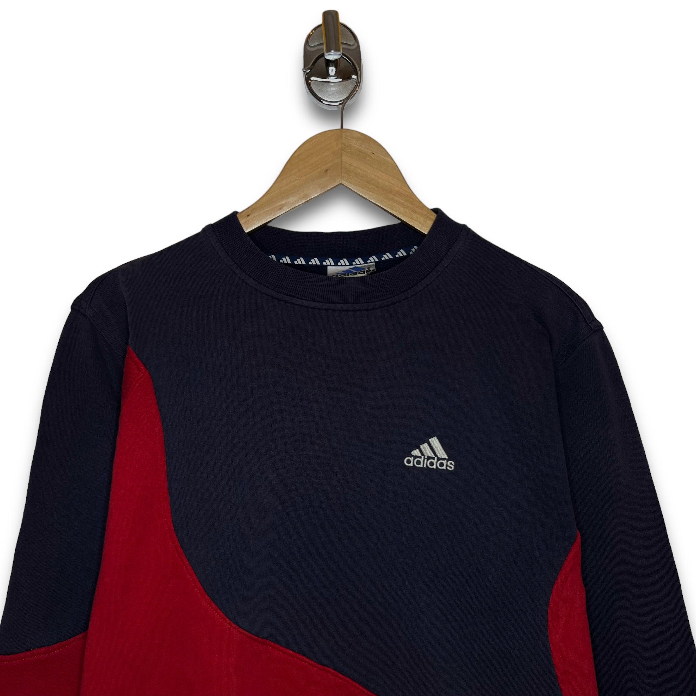 90s Felpa Adidas Rework Vintage [L]