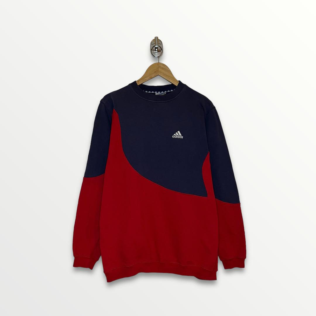 90s Felpa Adidas Rework Vintage [L]