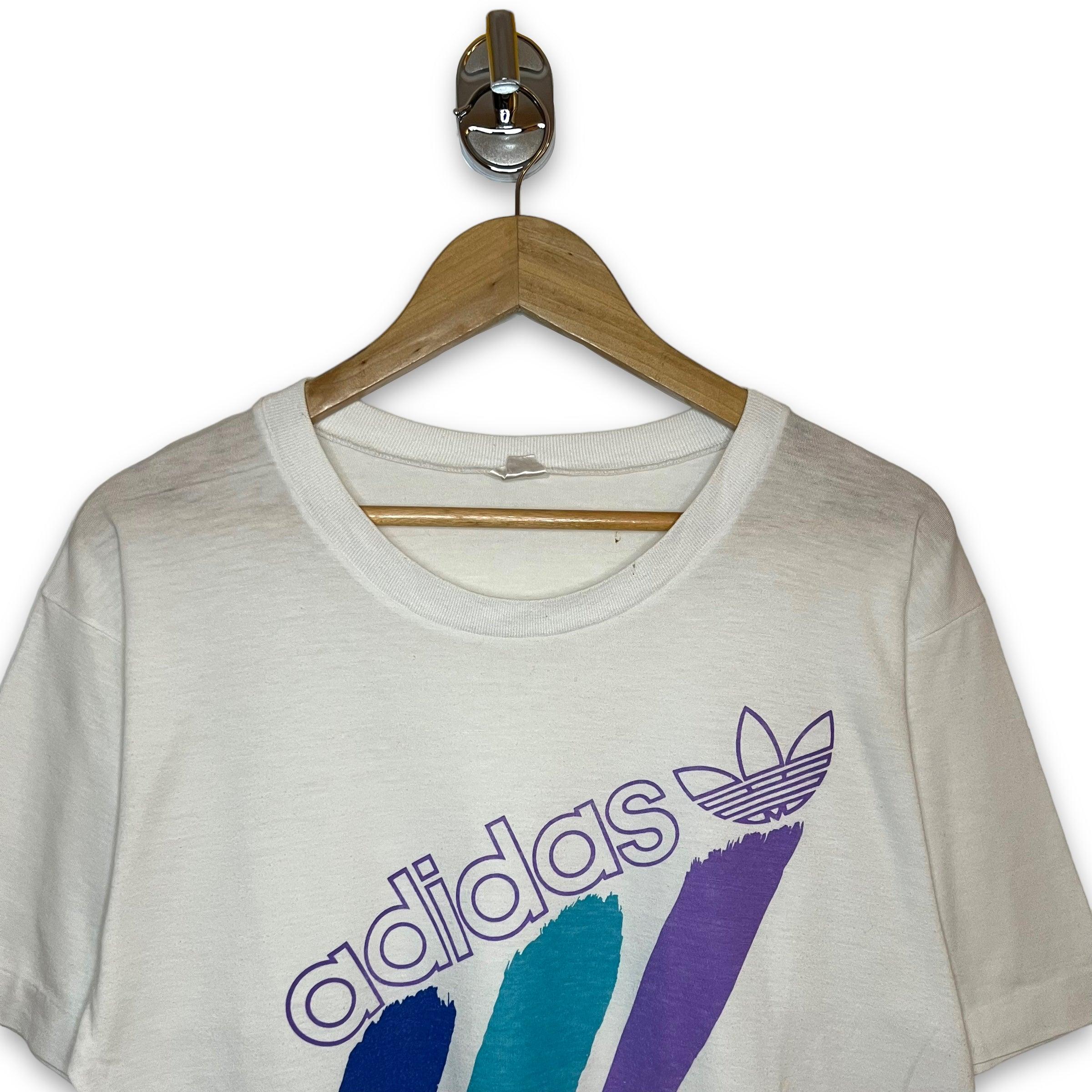 90s T-Shirt Adidas Vintage [L]