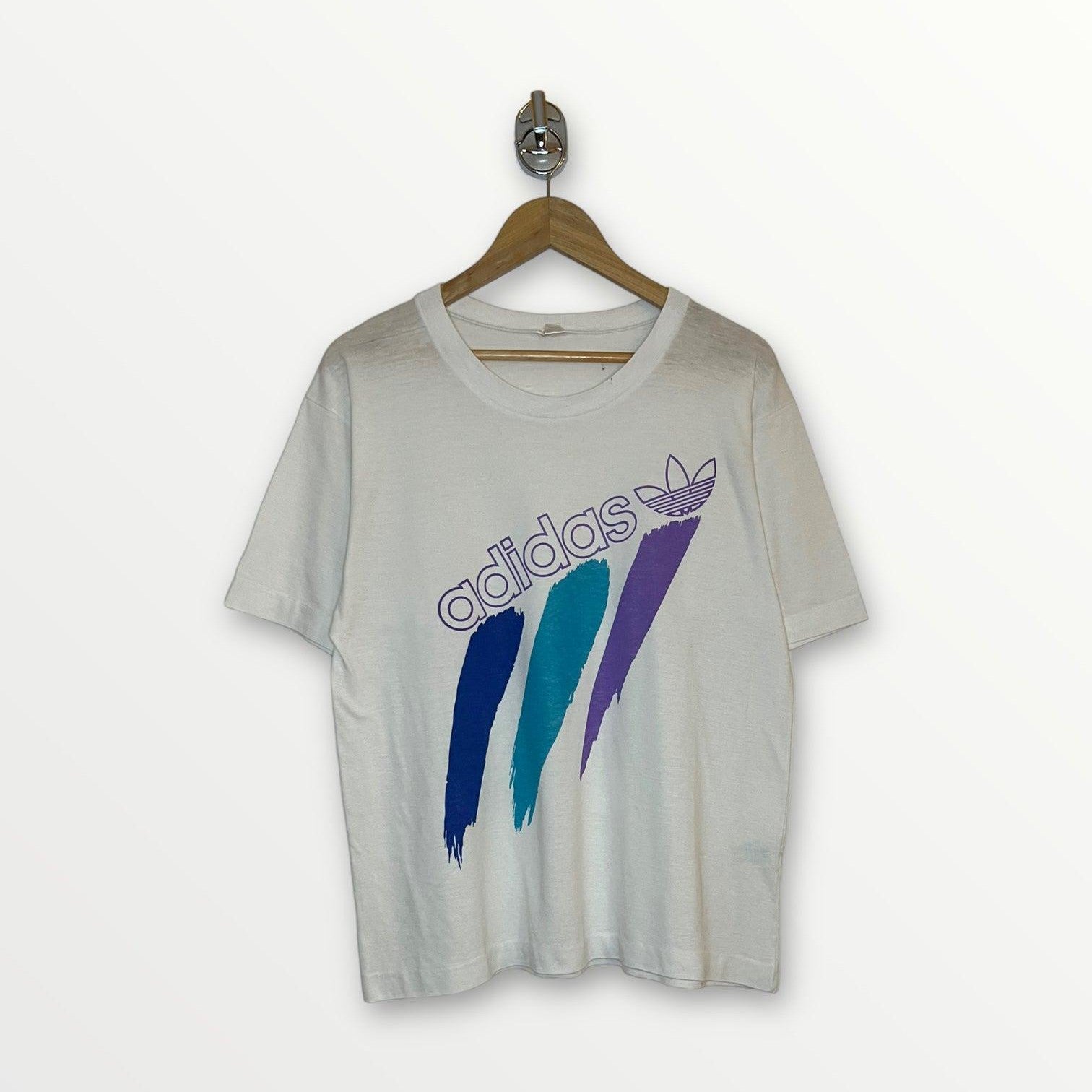 90s T-Shirt Adidas Vintage [L]